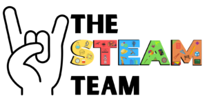 A picture of the Rock the STEAM Team logo.